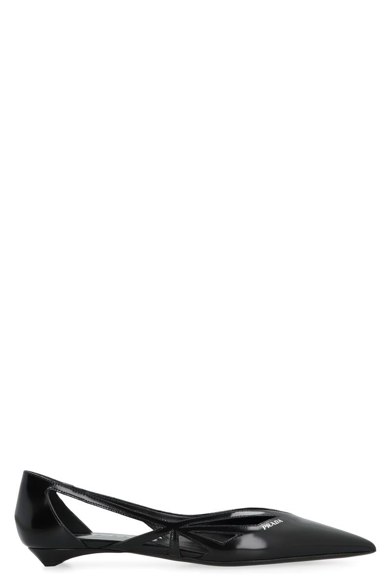 Prada Leather Ballet Flats