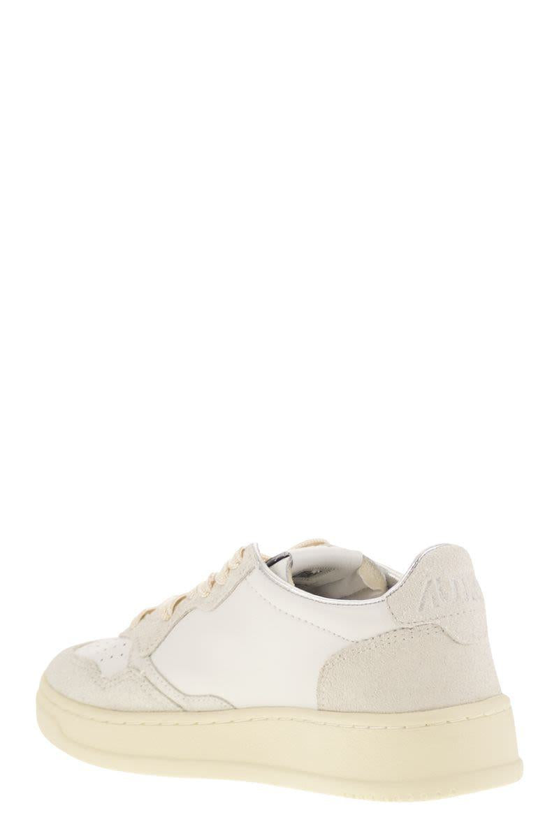 Autry Medalist Low - Sneakers With Two-Tone Glitter