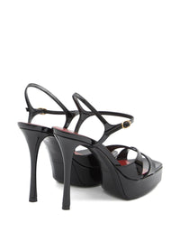 Saint Laurent Debbie Patent Leather Sandals