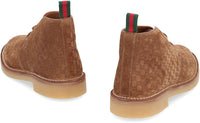 Gucci Suede Ankle Boots