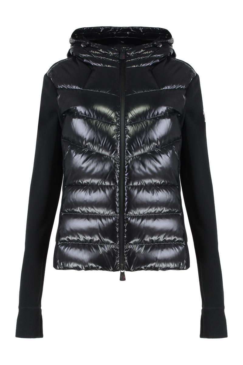 Moncler Grenoble Padded Fleece Hoodie With Zip And Hood