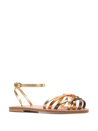 K.Jacques Demetria Metallic Sandals Shoes