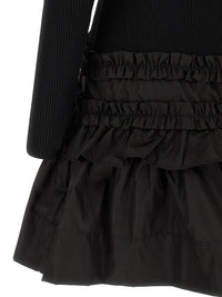 Ganni 'Melange Rib Knit Mini' Dress