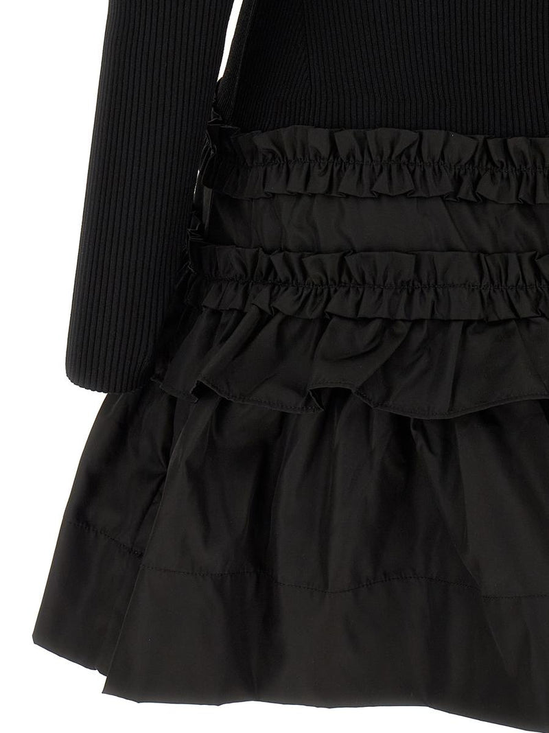 Ganni 'Melange Rib Knit Mini' Dress