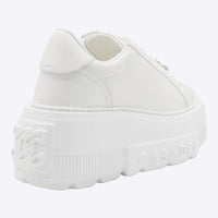 Casadei White Leather Sneakers