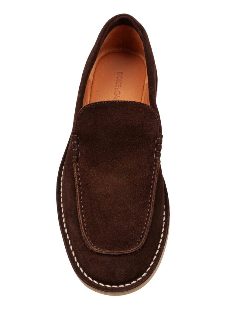 Dolce & Gabbana Suede Moccasin From The New Florio Line