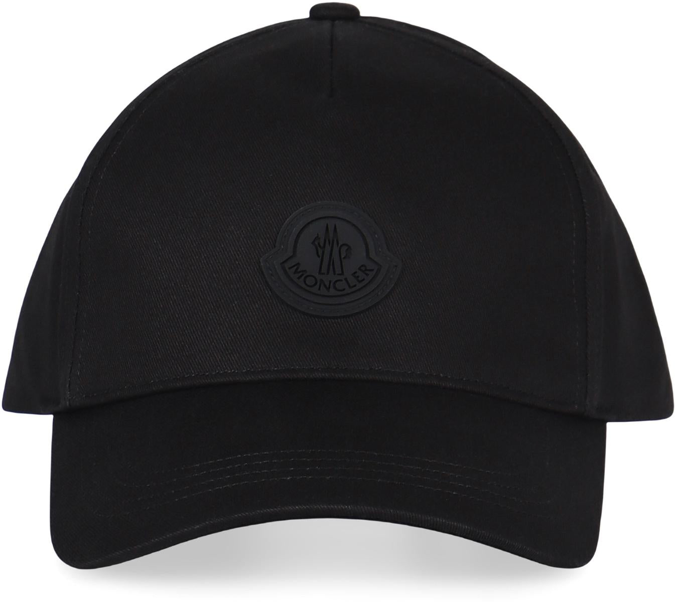 Moncler Baseball Cap In Cotton Gabardine