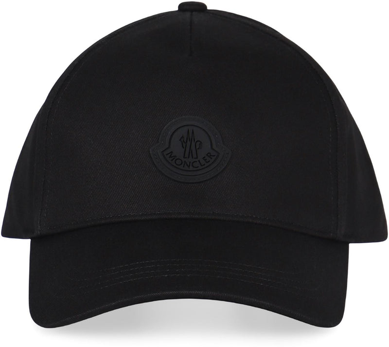 Moncler Baseball Cap In Cotton Gabardine