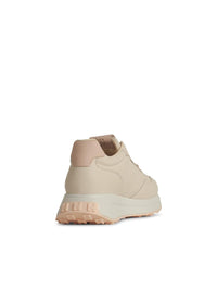 Hogan 'H641' Beige Leather Sneakers