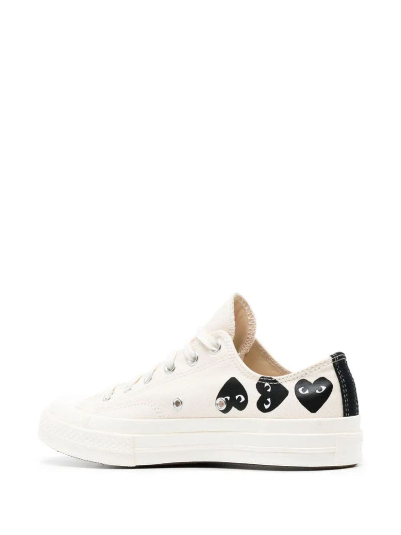 Converse X Comme Des Garçons Play Multi Heart Low Top Sneakers Shoes