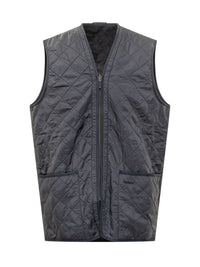 Barbour Barbour Blue Quilted Vest With Zip
