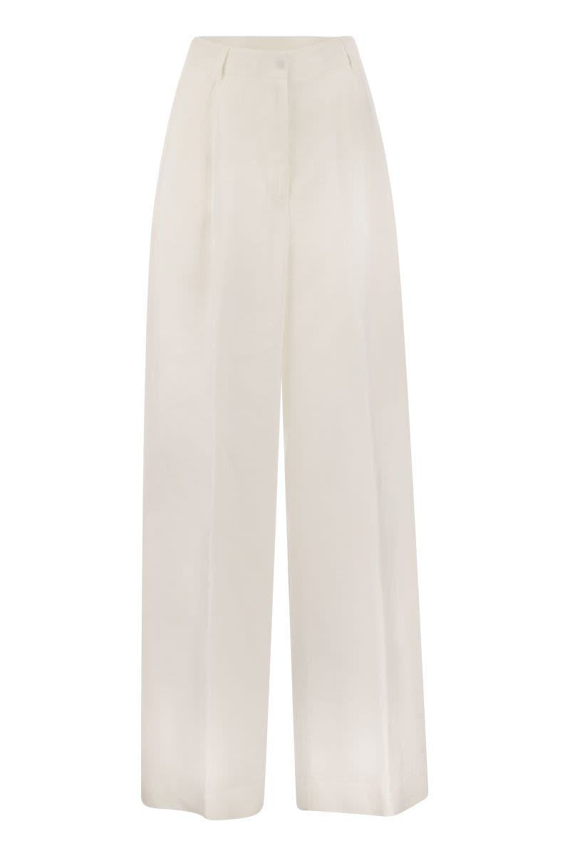 Antonelli Tulipano - Linen Wide Trousers