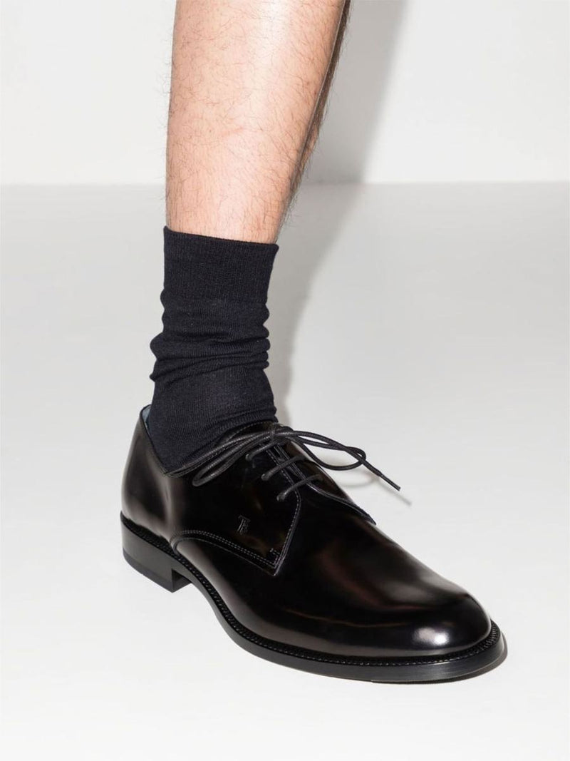 Tod'S Polished Leather Derby Shoes