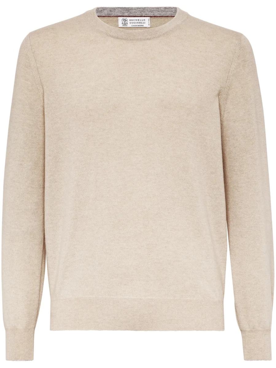 Brunello Cucinelli Cashmere Crew Neck Sweater Clothing