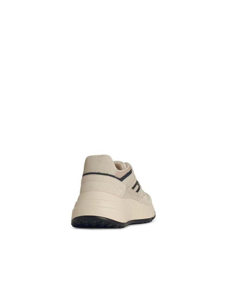 Hogan 'H669' Beige Leather Sneakers