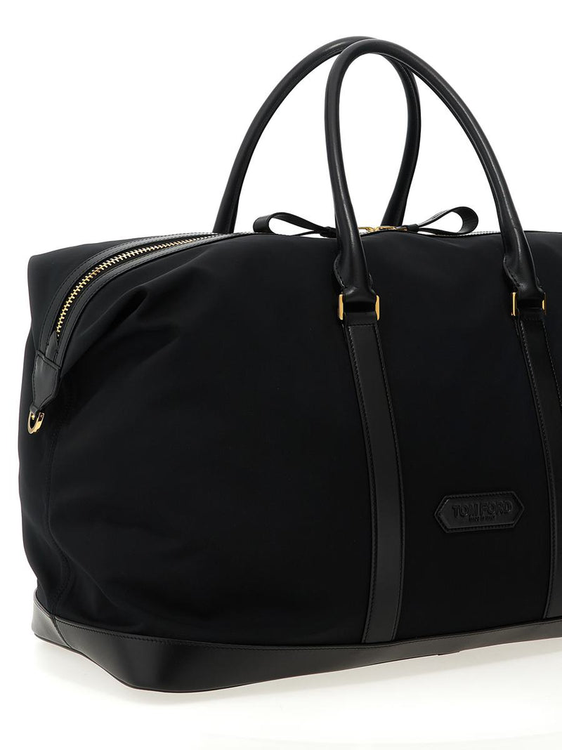 Tom Ford Leather Details Travel Bag