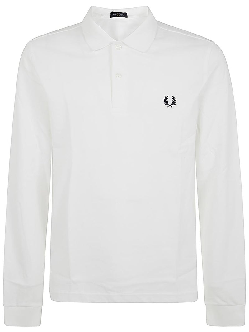 Fred Perry Long Sleeve Plain Shirt Clothing