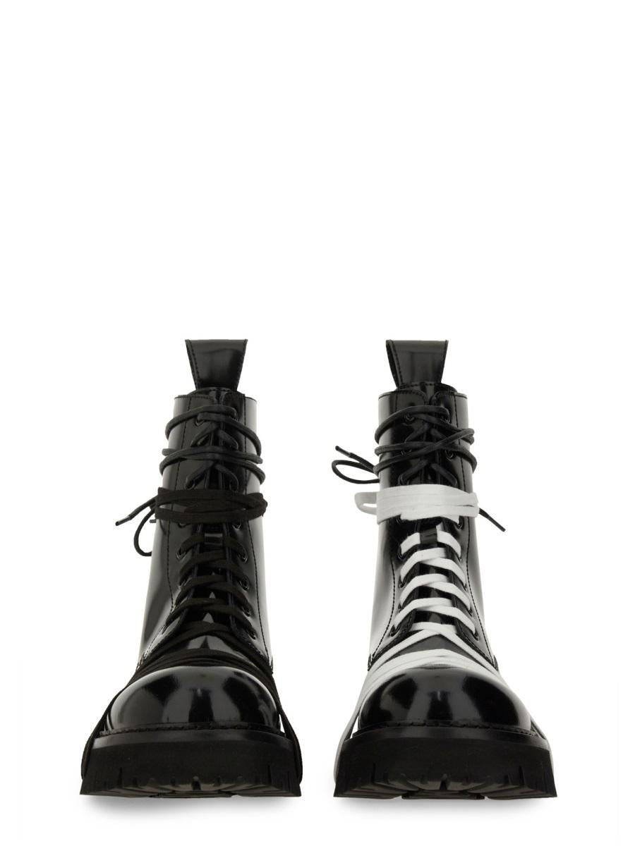 Moschino Lace-Up Boot