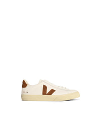 Veja 'Field' White Leather And Cognac Sneakers