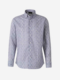 Brioni Printed Cotton Shirt