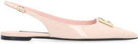 Dolce & Gabbana Leather Slingback Pumps