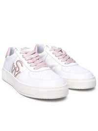 Stuart Weitzman White Leather Sneakers