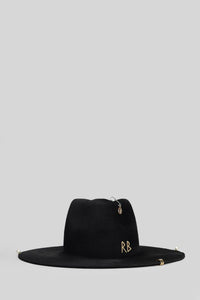 Ruslan Baginskiy Chain Strap Fedora Hats