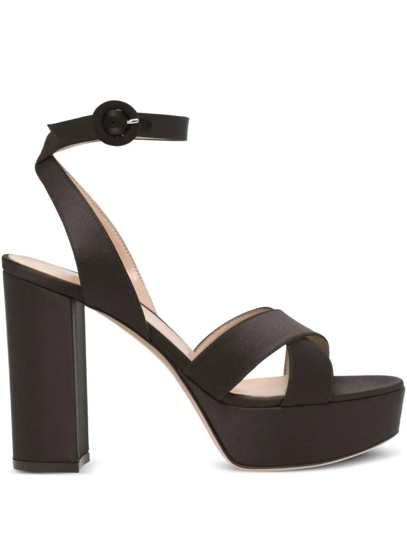 Gianvito Rossi Crepe Satin Sandals T.070 Shoes