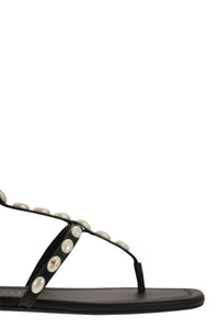Stuart Weitzman Pearlita - Thong Sandal With Pearls