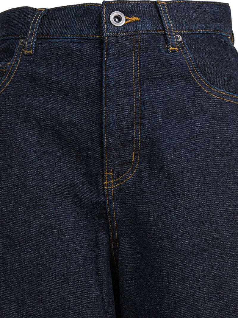 Self-Portrait Wide Leg Jeans