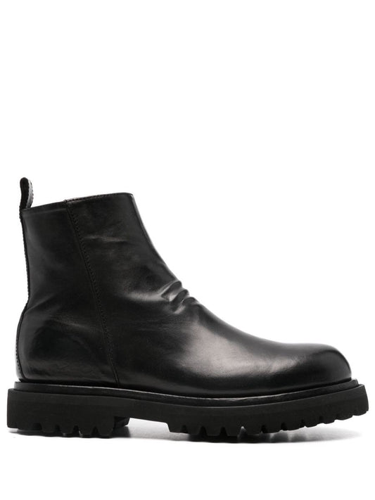 Officine Creative Black Ankle Boots