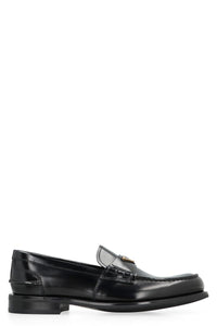 Prada Brushed Leather Loafers