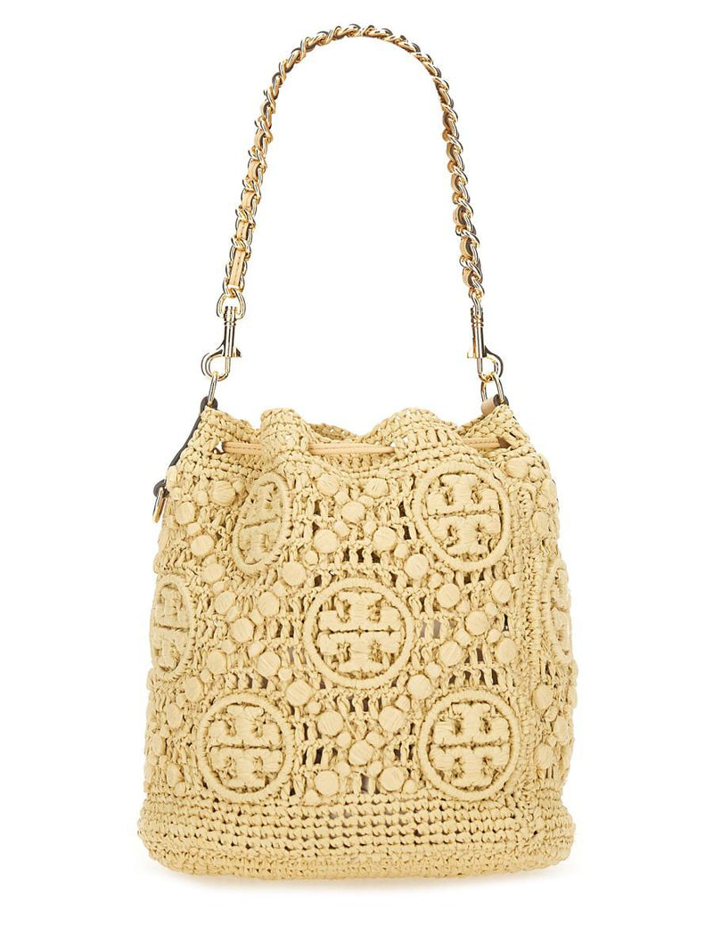 Tory Burch Bucket Bag With Monogram T
