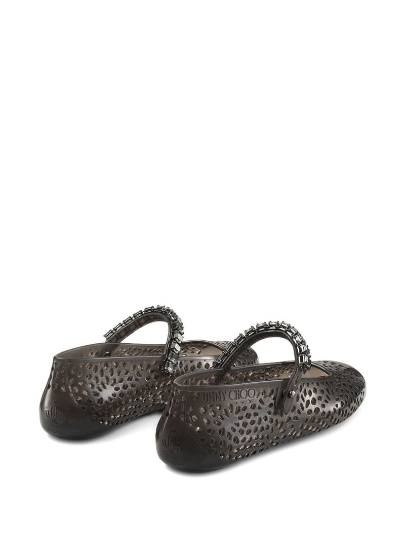 Jimmy Choo The Jelly Crystal Ballet Flats