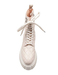 Agl Quilted Leather Ankle Boot