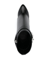 Givenchy Shark Lock 90 Leather Ankle Boots Shoes