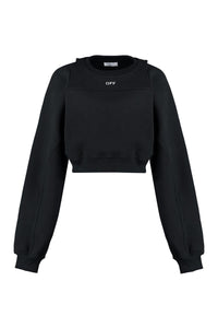 Off-White Logo Detail Cotton Sweatshirt