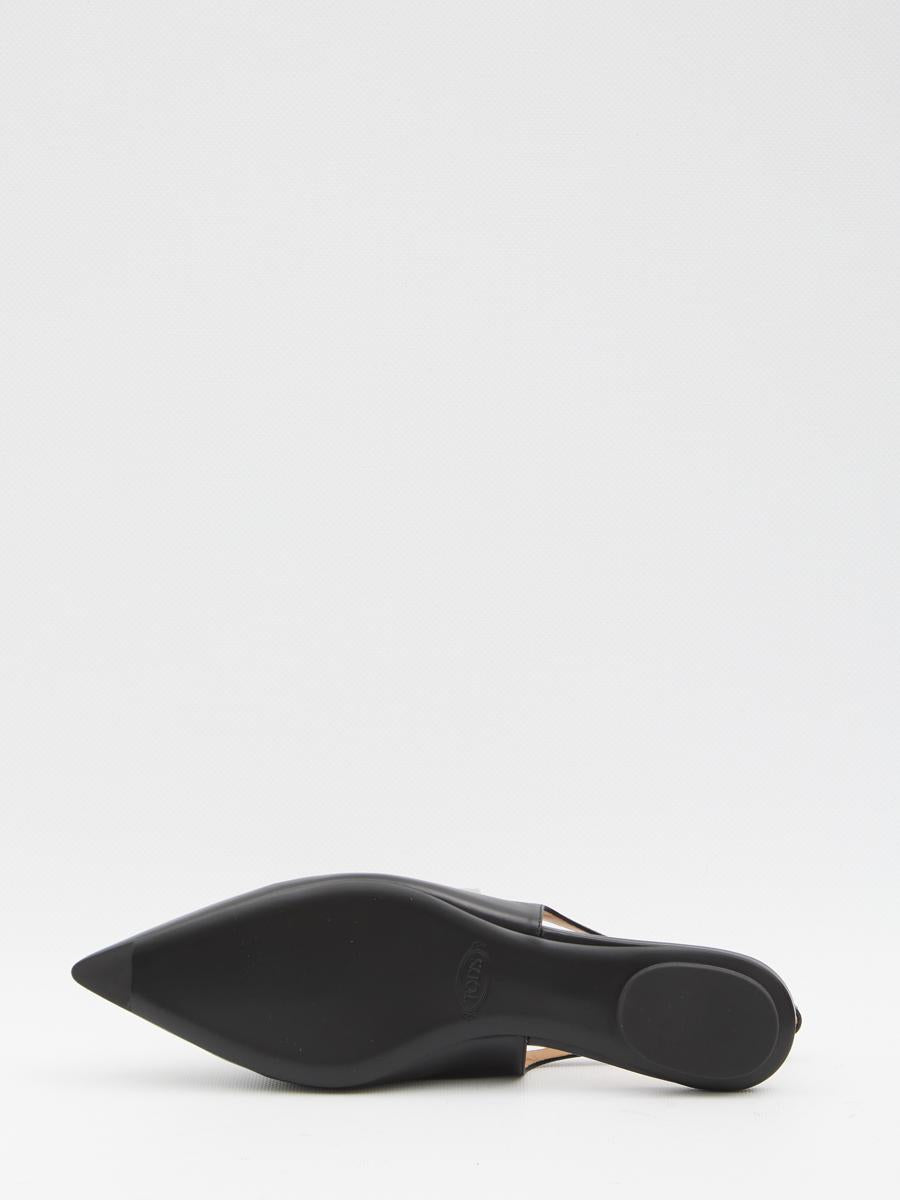 Leather Slingback Ballerinas