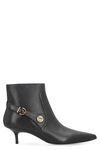 Pinko Gloria Leather Ankle Boots