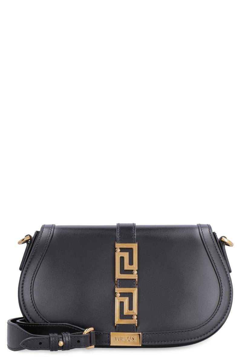 Versace Greca Goddess Leather Crossbody Bag