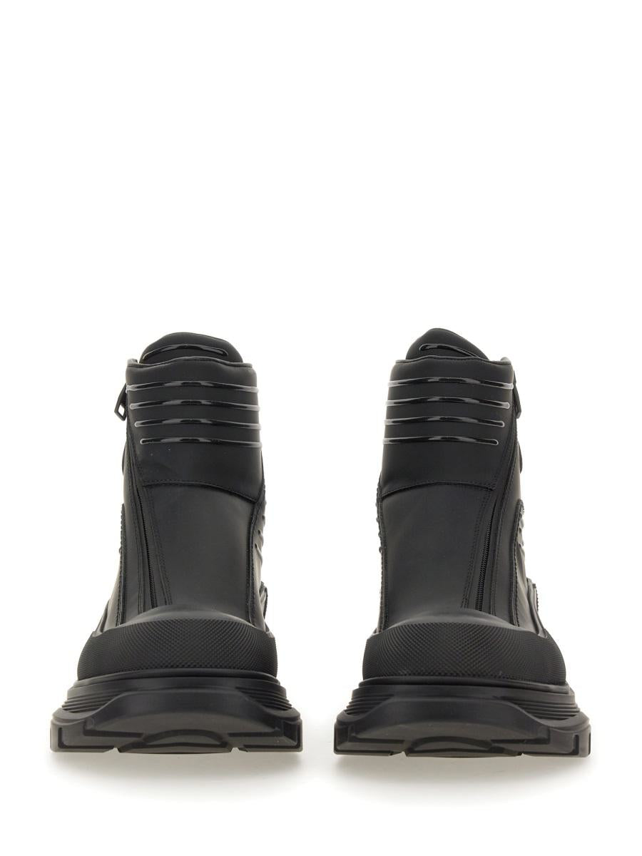 Alexander McQueen Tread Slick Motorcycle Boot