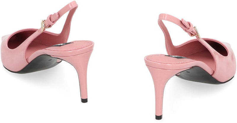 Dolce & Gabbana Leather Slingback Pumps