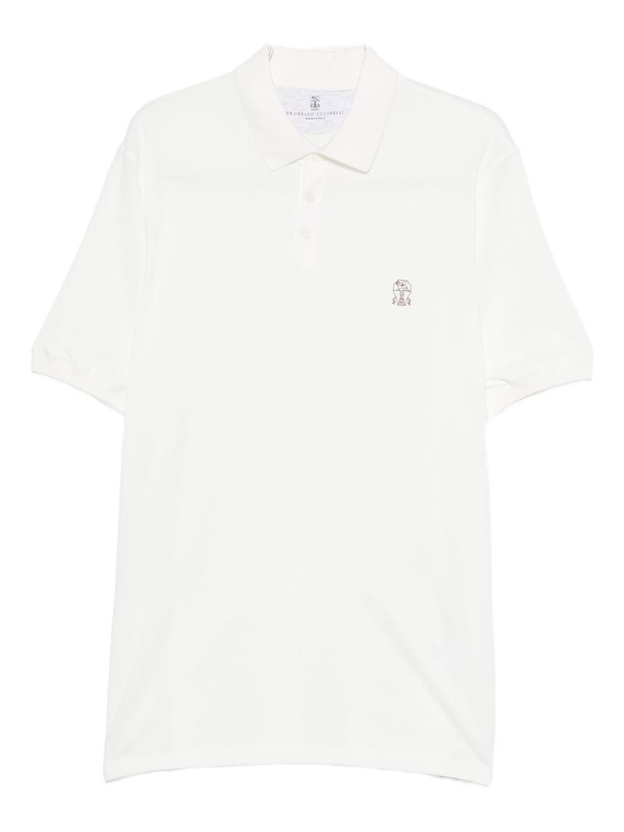 Brunello Cucinelli Logo Cotton Polo Shirt