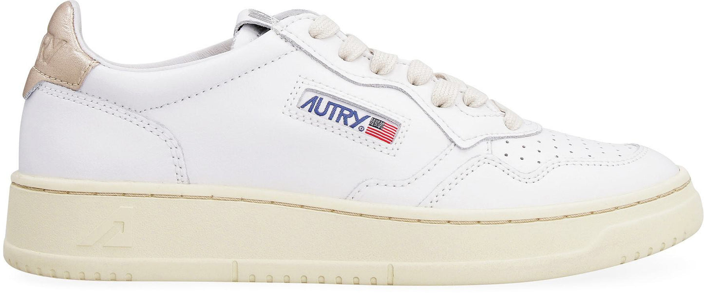 Autry Medalist Leather Low-Top Sneakers