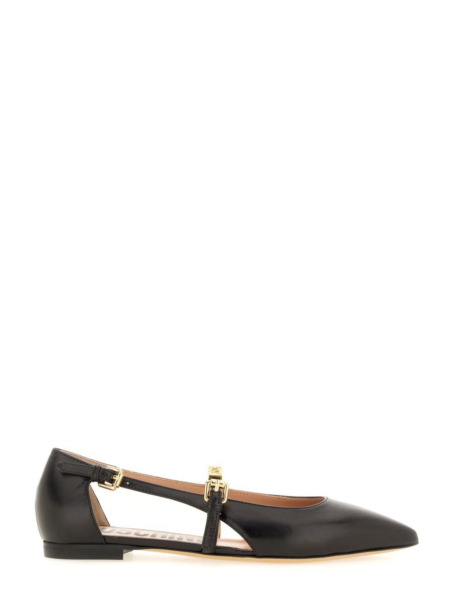 Moschino Leather Ballerina