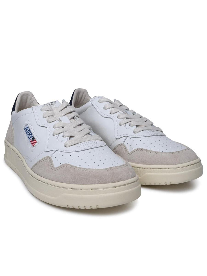 Autry Two-Tone Leather Sneakers