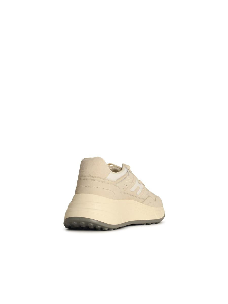 Hogan 'H669' Ivory Leather Sneakers