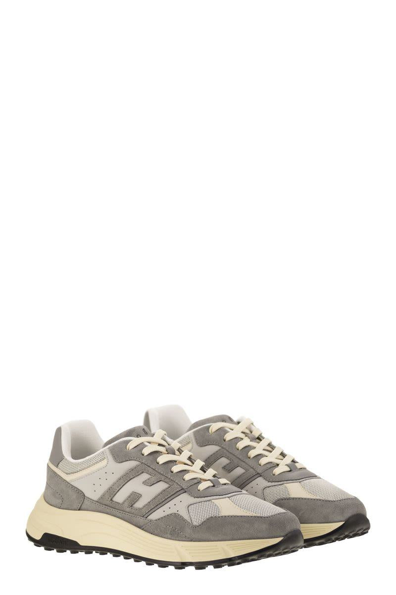 Hogan Hyperlight - Suede And Canvas Sneakers