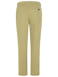 Burberry Green Cotton Pants