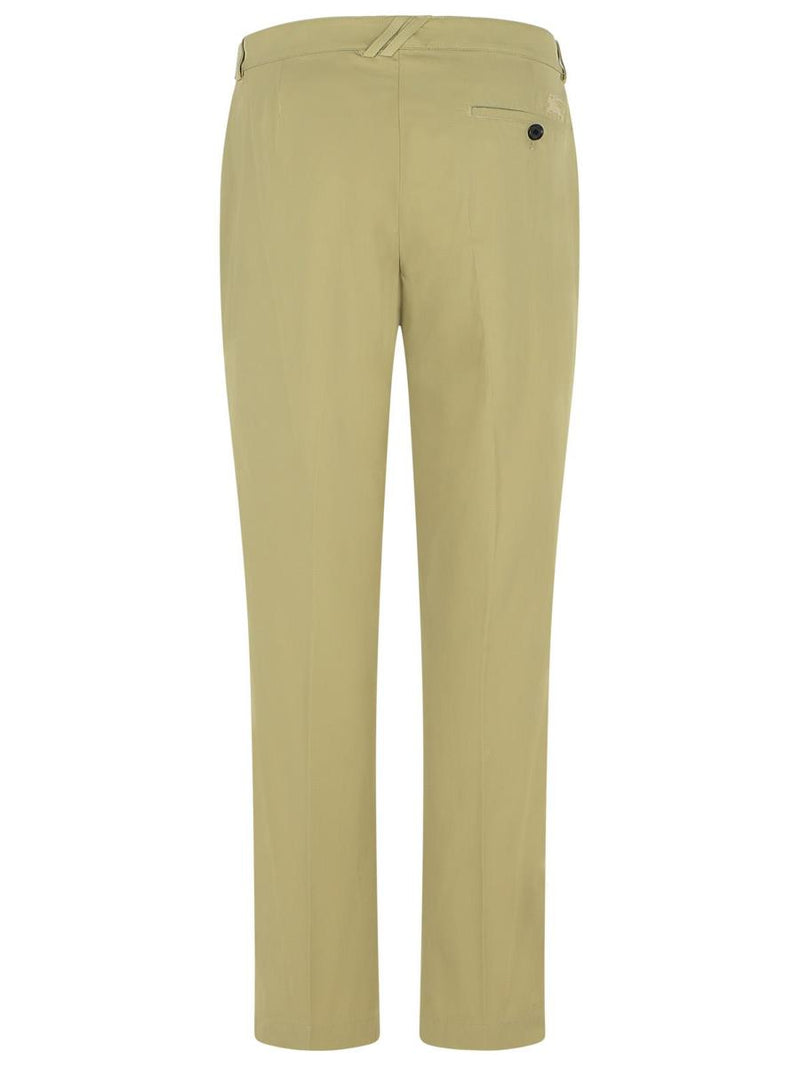 Burberry Green Cotton Pants